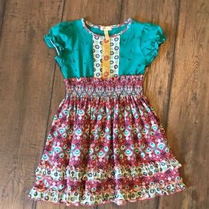 Matilda Jane, Friends Forever clover dress size 6